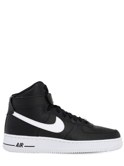 air force 1 high top black and white