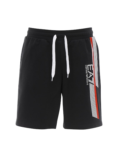 ea7 shorts black