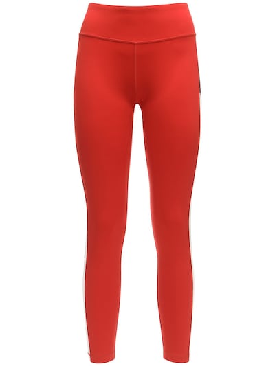 red reebok leggings