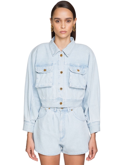 alberta ferretti denim jacket