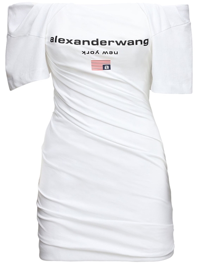 alexander wang jersey dress