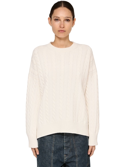loewe cable knit sweater
