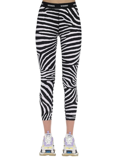 zebra leggings