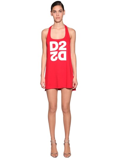 cotton jersey tank dress