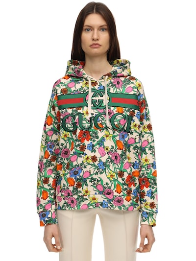 gucci pattern hoodie