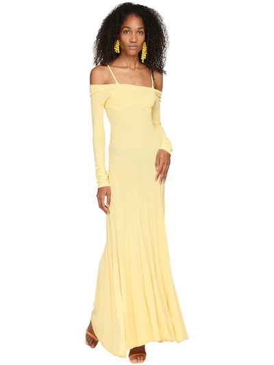 jacquemus yellow dress