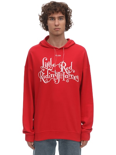 red sweatshirt hoodie