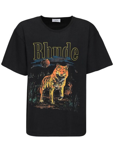 rhude wolf t shirt