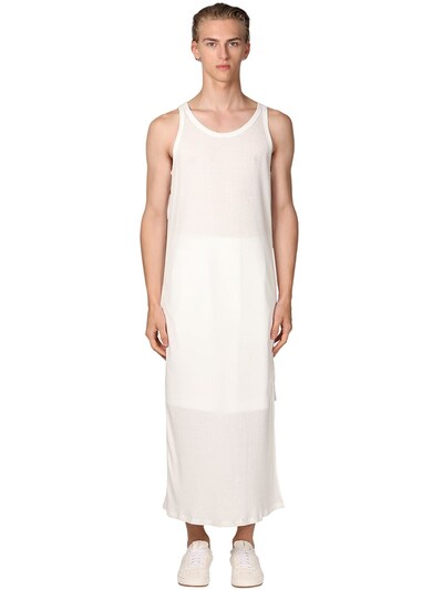 long white tank top dress