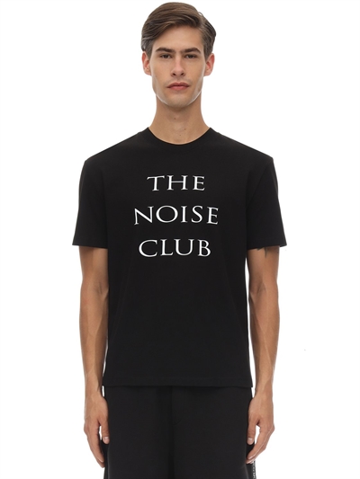 MCQ ALEXANDER MCQUEEN - PRINTED COTTON JERSEY T-SHIRT - Black