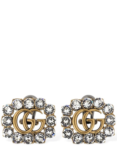 Gucci - Gg marmont crystal clip-on 