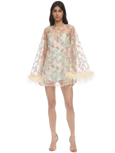 alice mccall feather dress