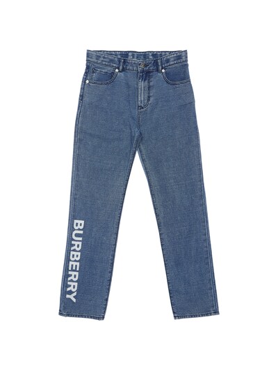 burberry estampado jeans