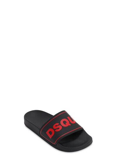 neon green gucci slides