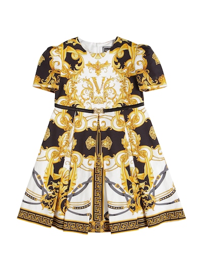 versace barocco print dress