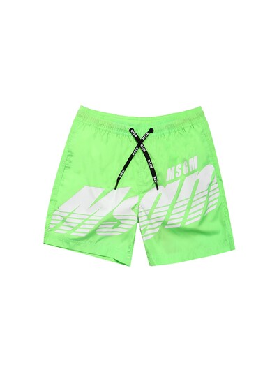 green sweat shorts