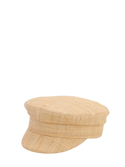 Ruslan Baginskiy Straw Baker Boy Hat Luisaviaroma