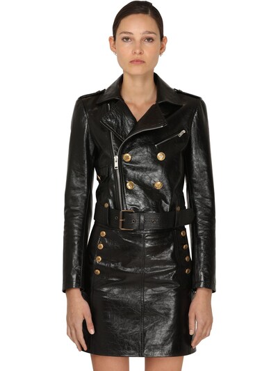 givenchy leather jacket womens