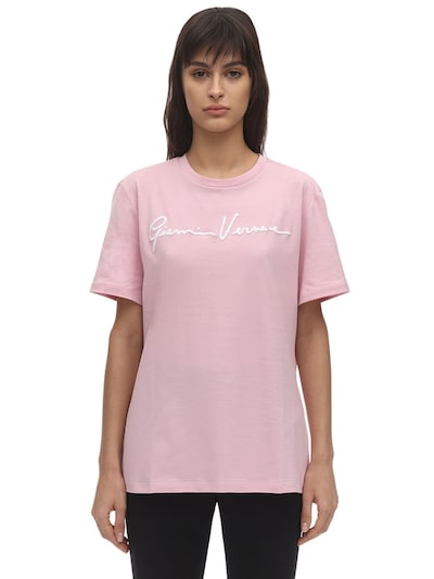 versace pink t shirt