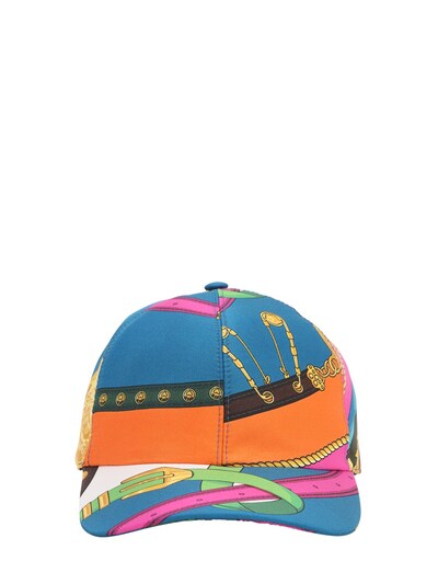 red versace hat