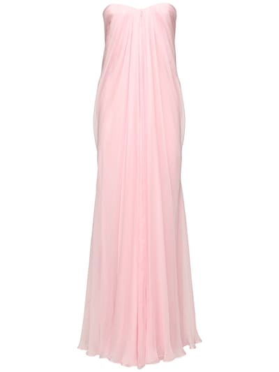 alexander mcqueen pink gown