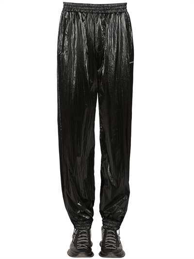 Givenchy - Брюки из нейлона с эффектом 