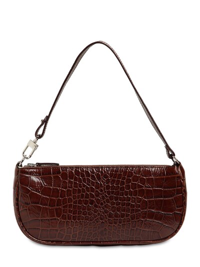 embossed leather bag