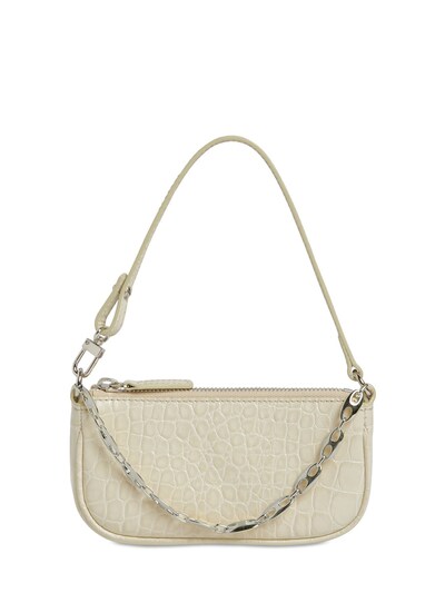 cream leather bag