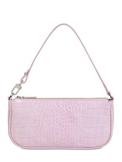 pink croc bag