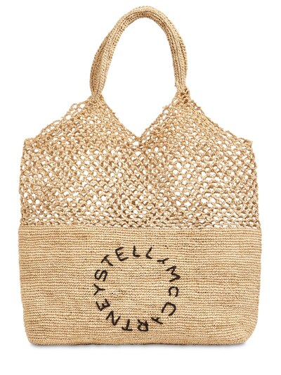 stella mccartney raffia tote