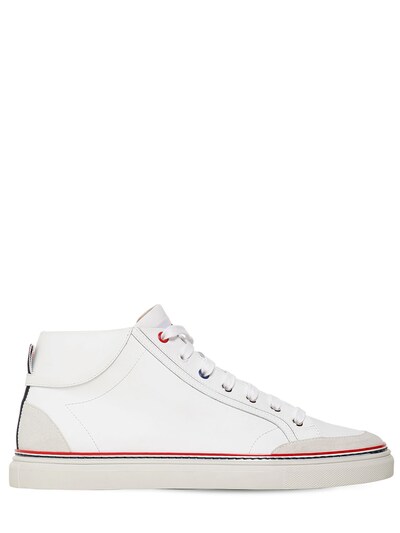 Thom Browne - Rubberized leather high 