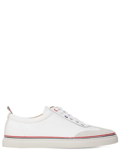 Thom Browne - Rubberized leather low 