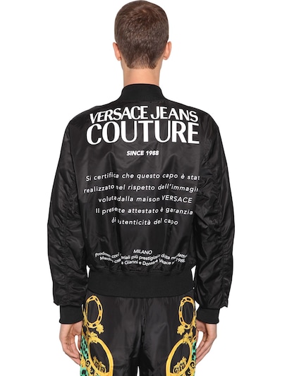 versace jeans bomber