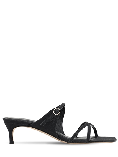 by far black sandals