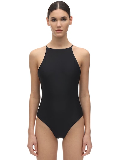 Jade Swim Nova Lycra One Piece Swimsuit Black Luisaviaroma