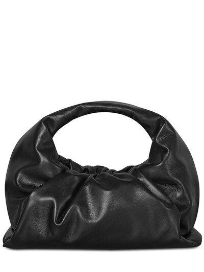 Bottega Veneta The Shoulder Pouch Leather Bag Black Luisaviaroma