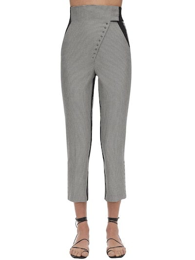 high waisted capri dress pants