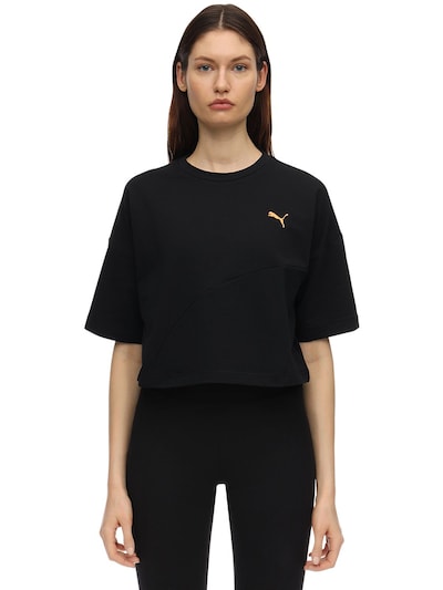 puma cropped t shirt