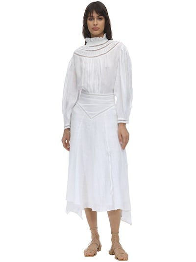 isabel marant etoile white dress