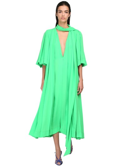 victoria beckham green dress