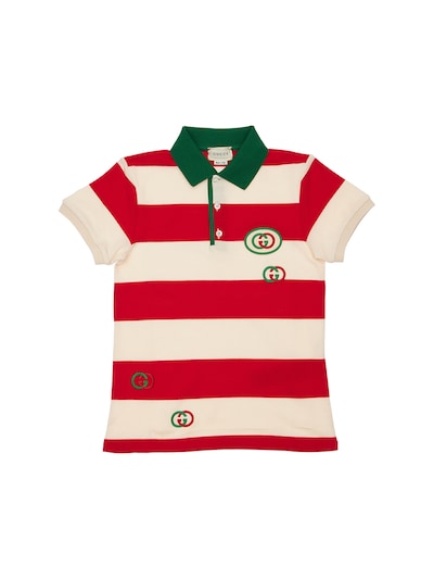 red and white polo