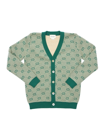 gucci green cardigan