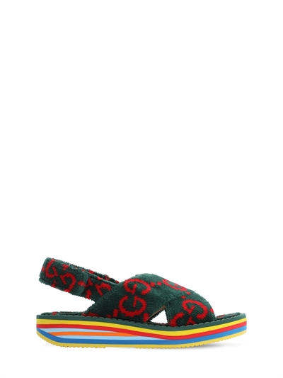 gucci green sandals