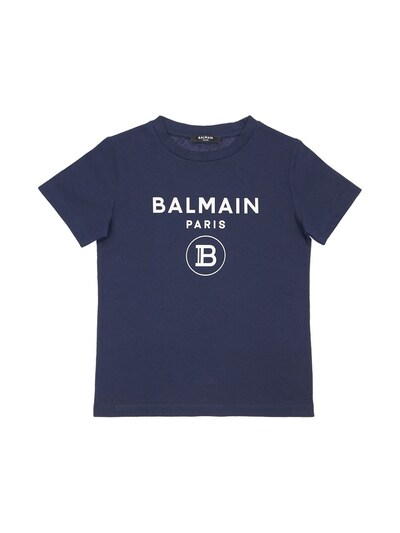 navy balmain t shirt