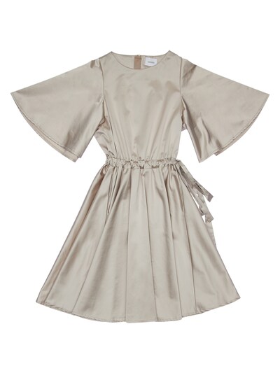 cotton satin dress