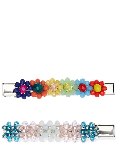 glass hair clip