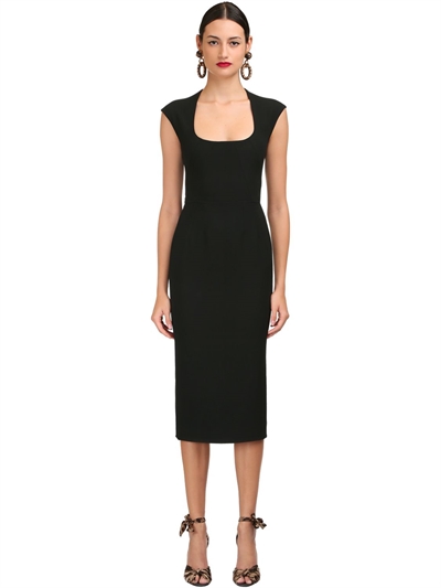 dolce and gabbana black dress