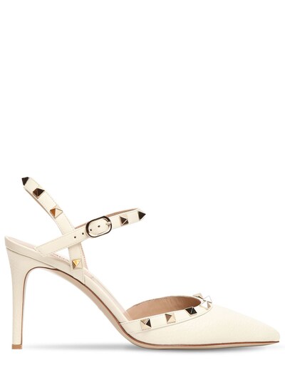 valentino garavani rockstud leather pumps