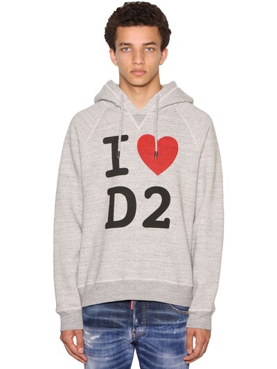 dsquared2 grey hoodie