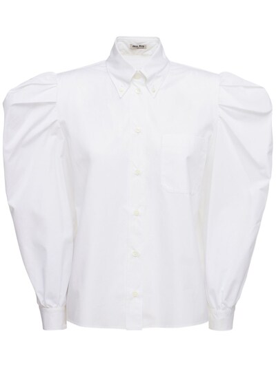 miu miu white shirt